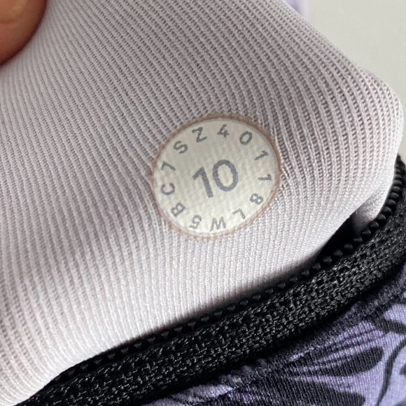 Lululemon Speed Up Tight Hanakotoba Starlight Multi SZ 10 - Picture 4 of 7